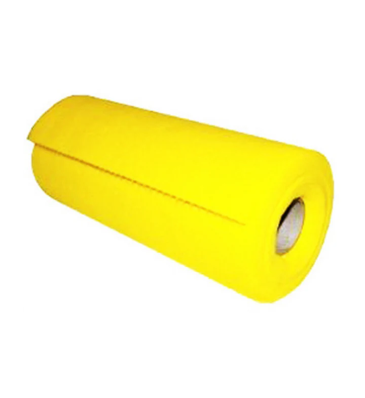 Pano de Limpeza Multiusos Amarelo em Rolo
