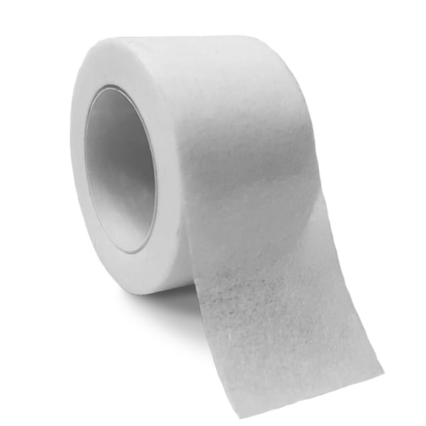 Adesivo branco em papel