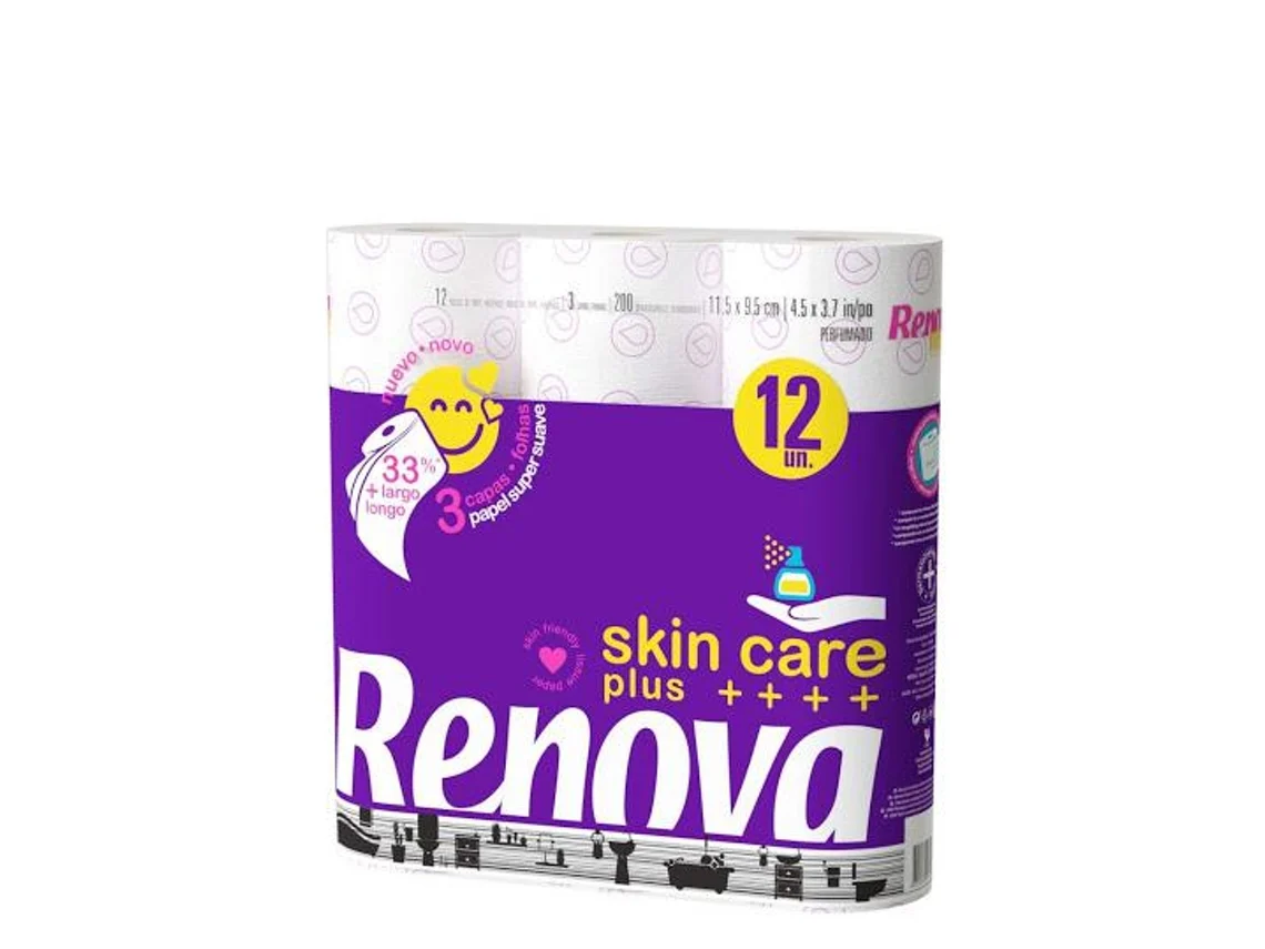 Papel Higiénico Doméstico 3 Folhas