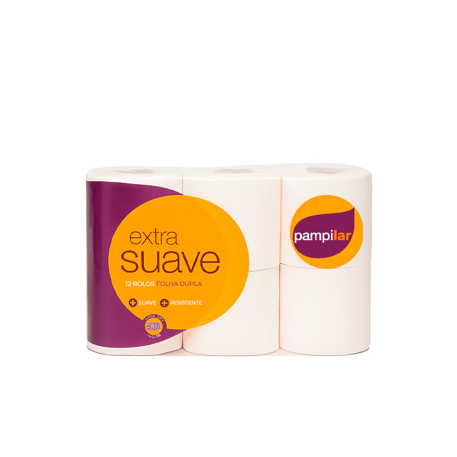 Papel Higiénico Doméstico 2 Folhas - Extra Suave