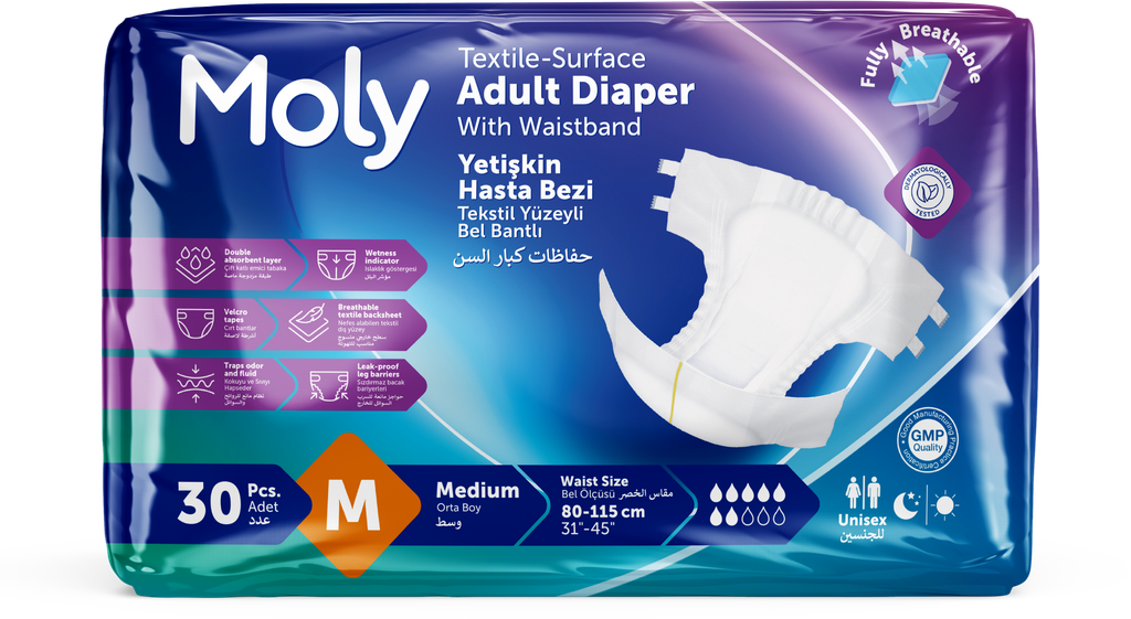 Fralda Moly 30 Fraldas