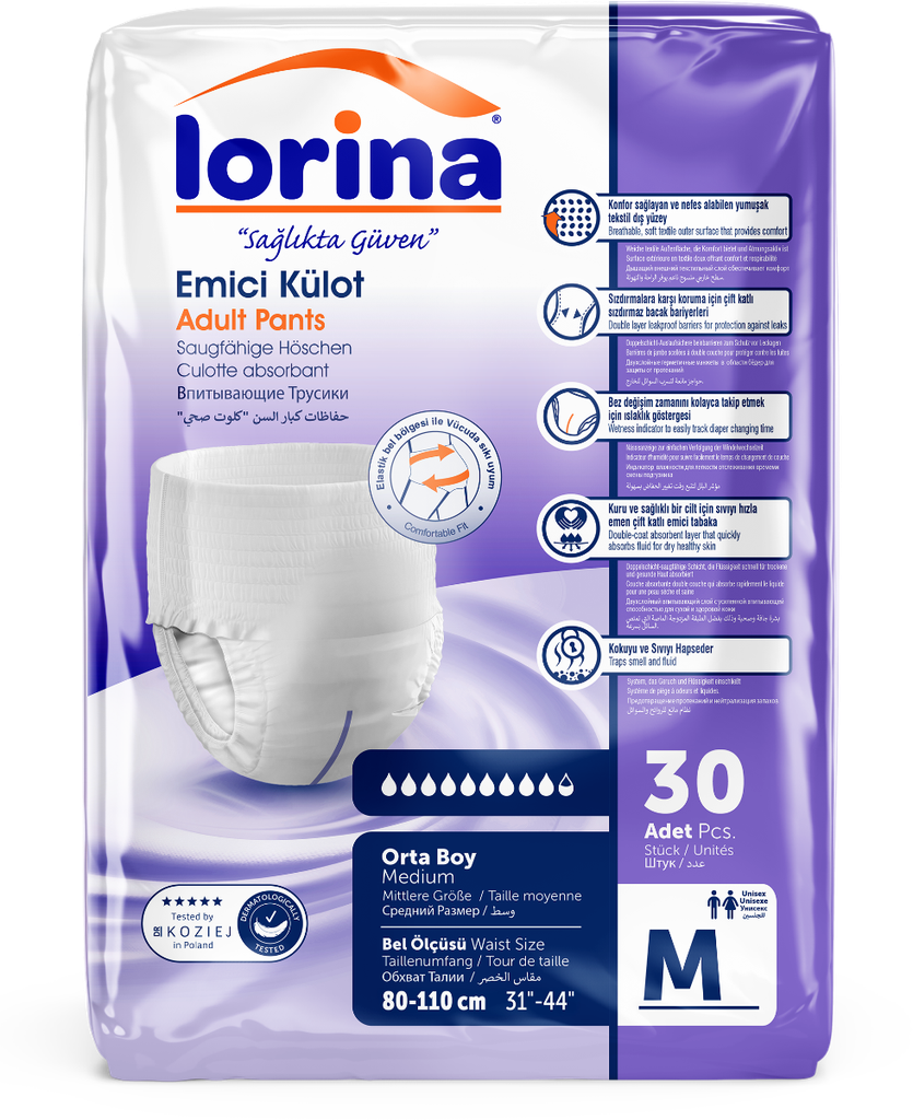 Cueca Lorina 30 Fraldas 