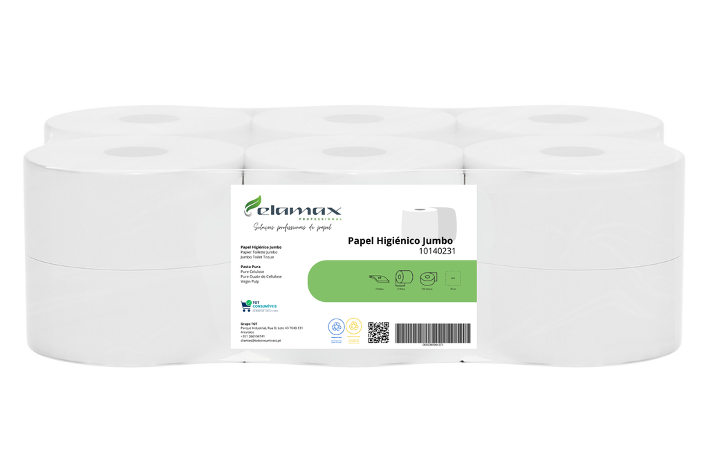 Elamax Papel Higiénico Jumbo 