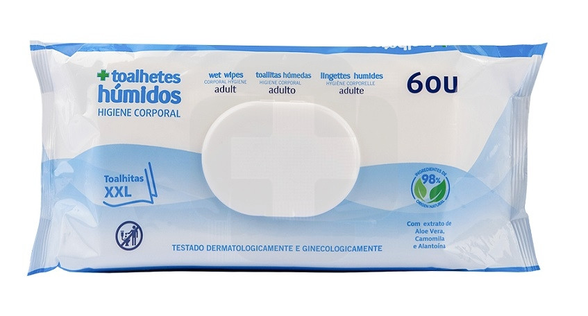 Toalhitas Humedecidas S/Álcool - XL