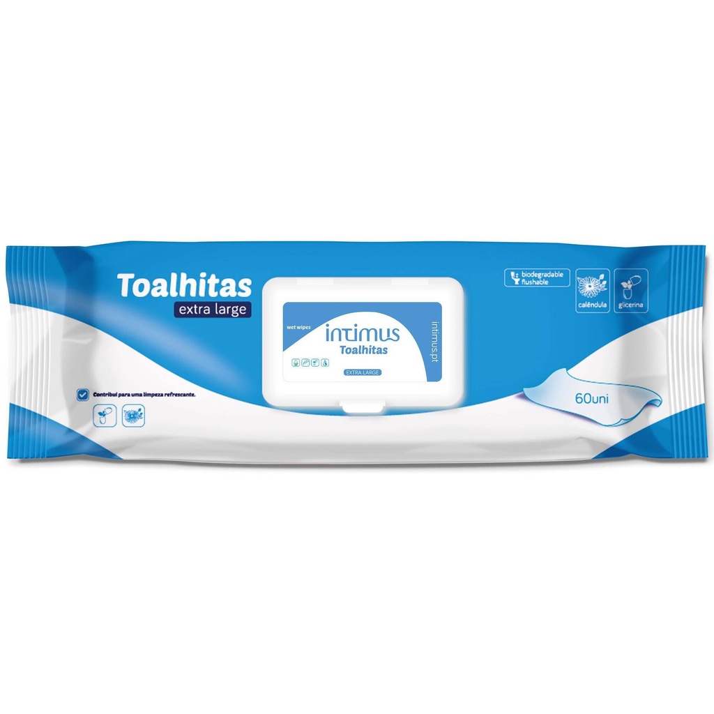Toalhitas Humedecidas S/Álcool - Biodegradável