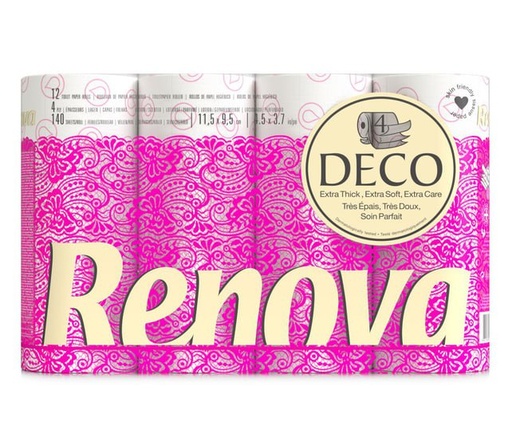 [1014 021] Papel Higiénico Doméstico 4 Folhas DECO