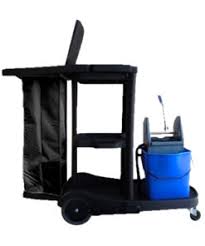 [2631 106] Carro limpeza Azabache c/cubo 25