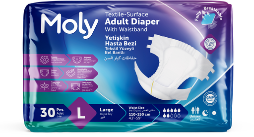 Fralda Moly 30 Fraldas