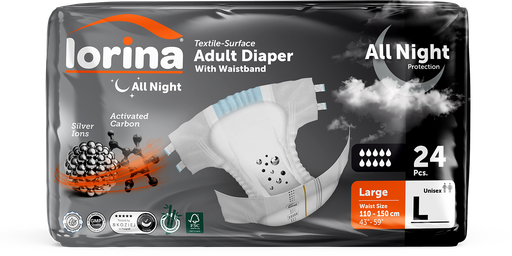 Fralda Noite Lorina 30 uni 